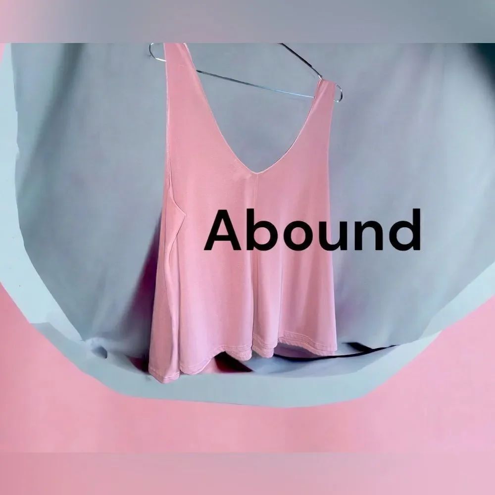 Abound  l V-neck l Top Cami l Rose Pink l 2X l EUC
